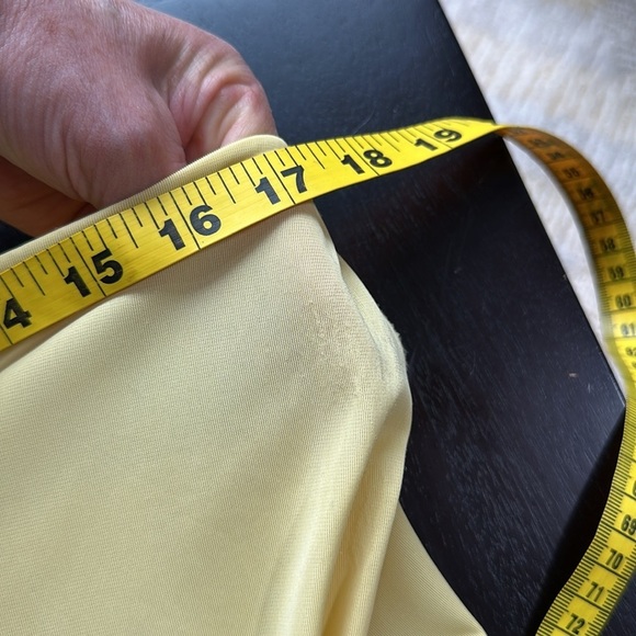 Van Rault Vintage yellow petticoat lace slip SZ S - Picture 9 of 11